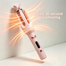 Automatic Curling Iron Fast Heating Rotation Anti-Scald Anti-Tangle Rotating Automatic Hair Curler Hair Styling Tool Travel Use New