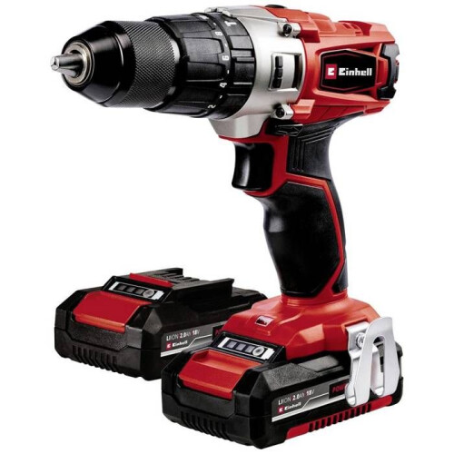 Einhell Einhell TE-CD 18/2 18750 RPM Keyless 1.45 kg Black  Red 1