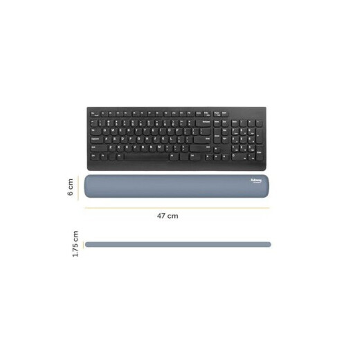 Fellowes Repose-poignet Breyta 47cm pour clavier, bleu marine 2