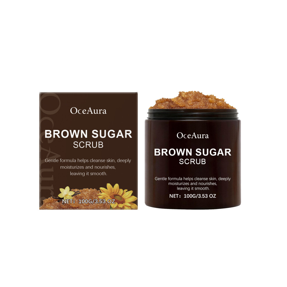 OCEAURA body scrub gently cleanses and nourishes skin with essential oils