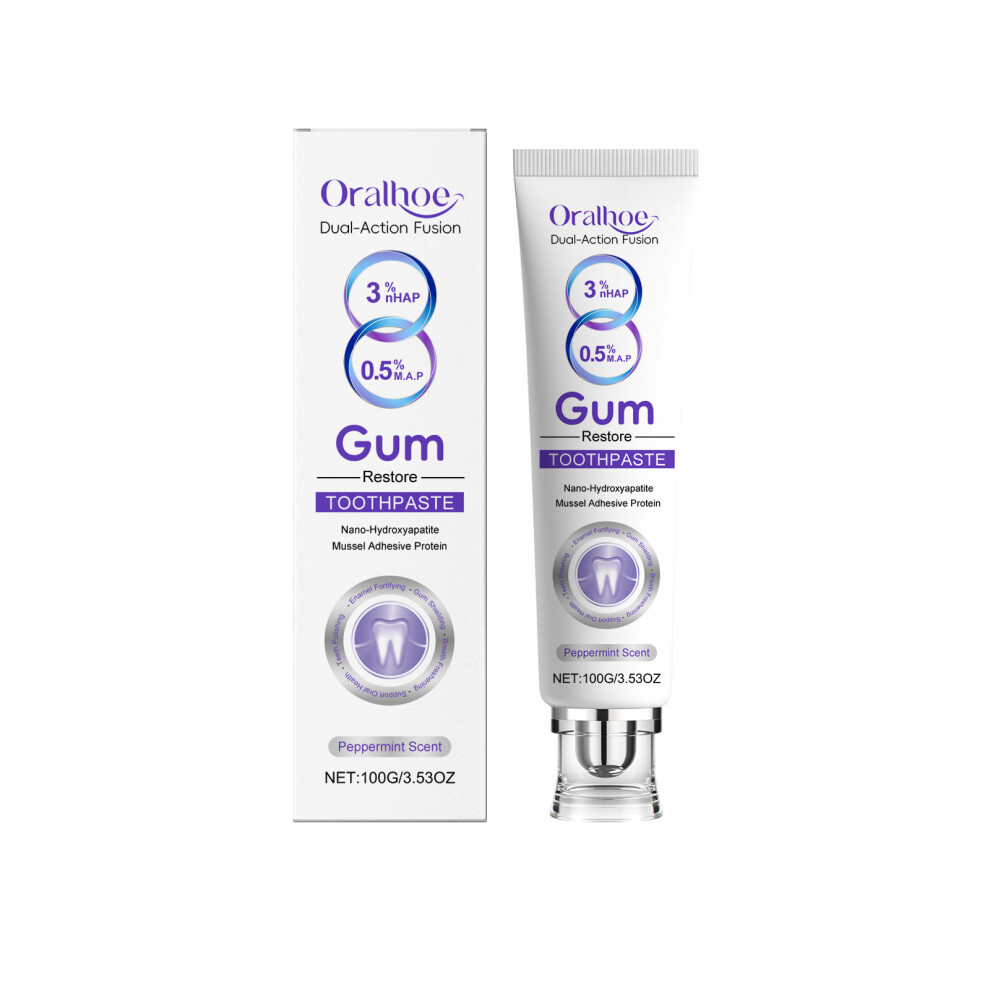 Yellow Oralhoe Care Toothpaste With Mild Ingredients To Clean Teeth, Stains, Tartar And Teeth, Fresh Breath, Cleansing Care