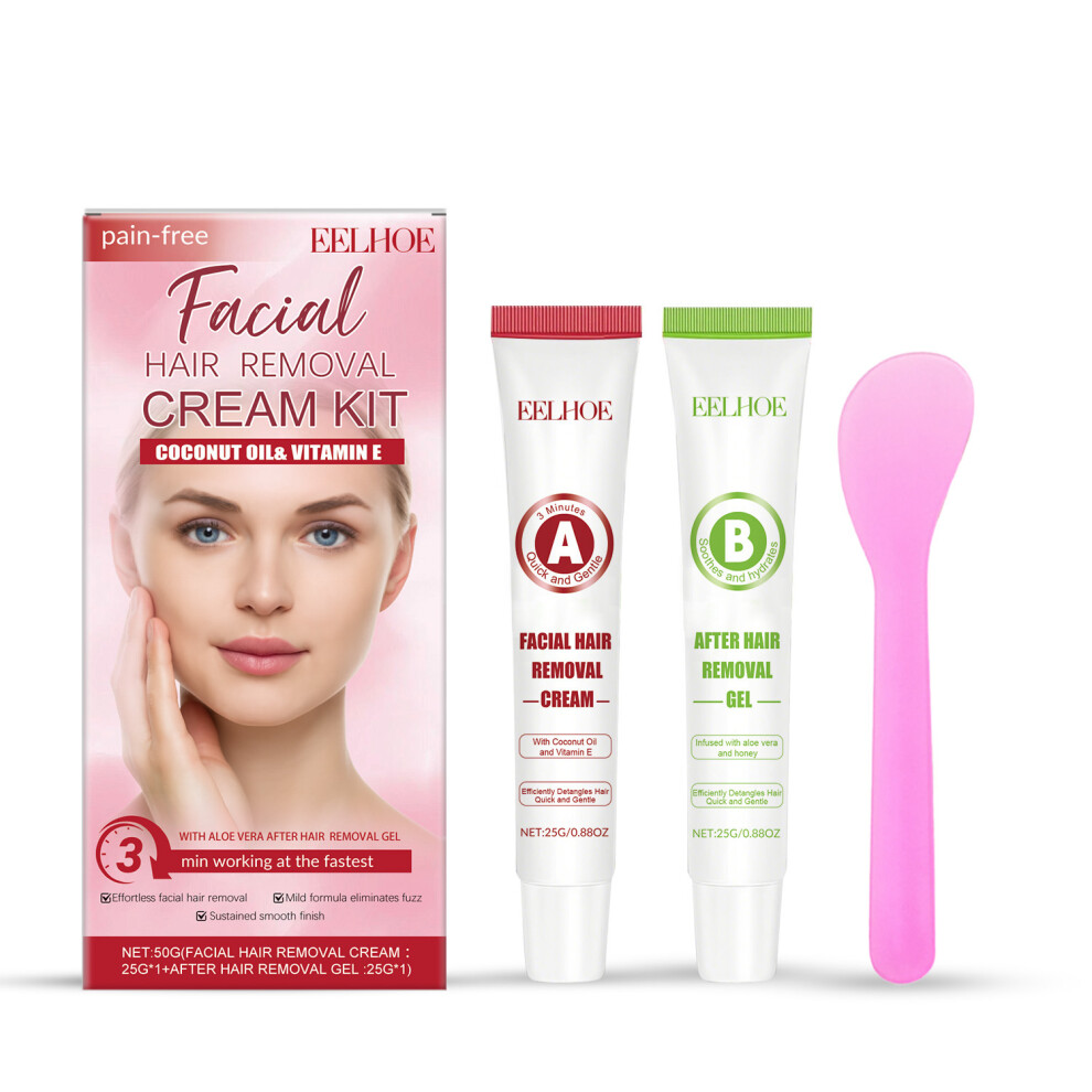 Cream Eelhoe Facial Hair Removal Kit Clean Face Facial Care Hair Removal