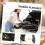 PawHut Carrito para Perro Negro 77 x 44 x 102 cm 5