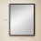 Homcom Espejo de Pared Negro 70 x 2 x 90 cm 3