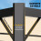 Outsunny Pérgola Beige 404 x 304 x 240 cm 5