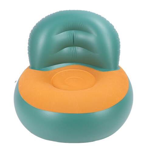 Green Inflatable Couch Ergonomic Design
