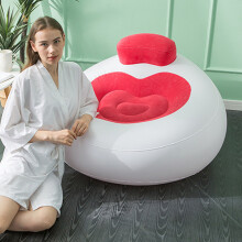 Decorative Red Inflatable Lounge Chair