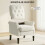 Homcom Sillón Beige 69 x 75 x 90 cm 6