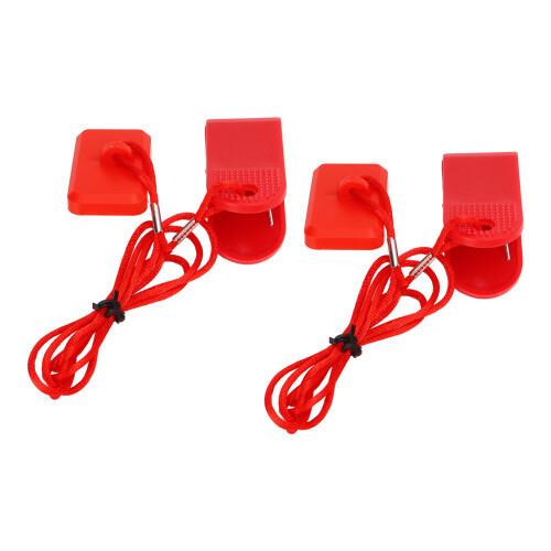 2PCS Treadmill Safety Switch Rectangular Insert 2