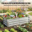 Outsunny Jardinera Elevada Gris 120 x 60 x 30.5 cm 6