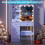 UK Dressing Table 6 Drawers With LED Lights Mirror 7