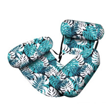 (Green)Sedia Galleggiante Pieghevole Gonfiabile Piscina Salotto Durevole Intrattenimento Acquatico