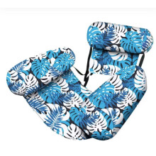 (Blue)Sedia Galleggiante Pieghevole Gonfiabile Piscina Salotto Durevole Intrattenimento Acquatico