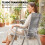 Outsunny Sillas Plegable Gris 62 x 58 x 97 cm 4