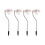 4Pcs Solar Lights Garden LED Colour Changing Diamond Solar Lights 3