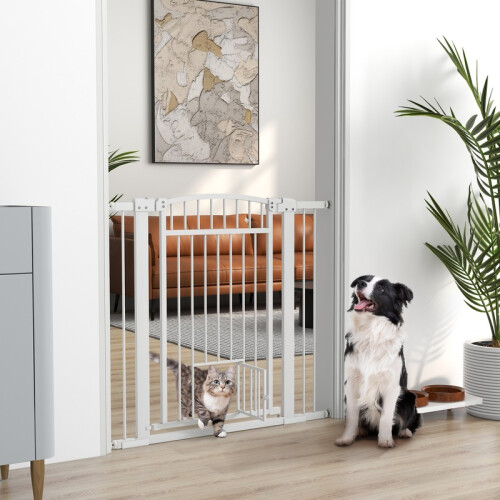 Barrière de sécurité pour chien avec double système de verrouillage, fixation par pression ou perçage 2