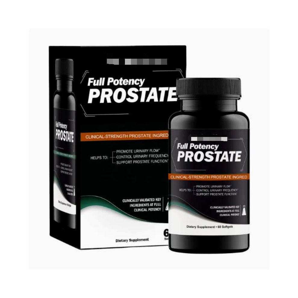 (60 Count (Pack of 2)) Full Potency Prostate Support Softgels for Men, Natural Herbal Supplement to Support Prostate Function & Healthy Urinary Flow