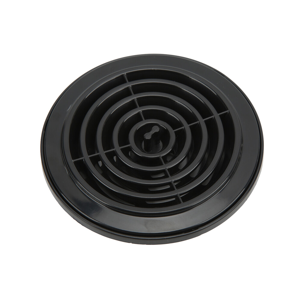 Round Soffit Air Vent Louver Black 7444352217595