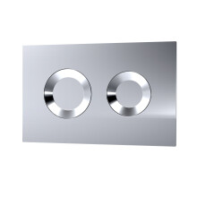 Round Dual Flush Push Button