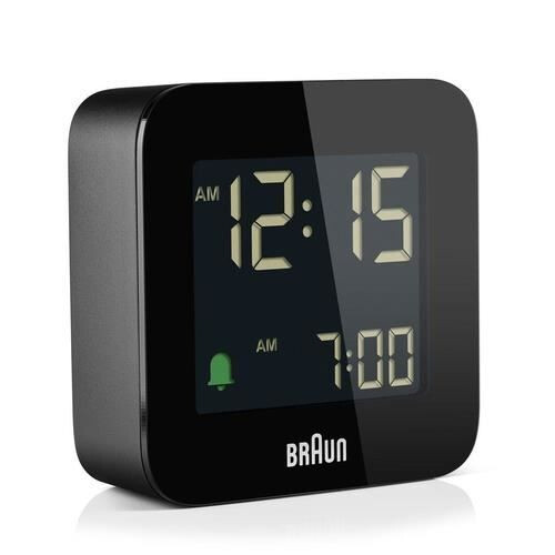 Braun Funkwecker - BRAUN - BC08 - Schwarz - LCD - Schlummerfunktion - Hintergrundbeleuchtung 1