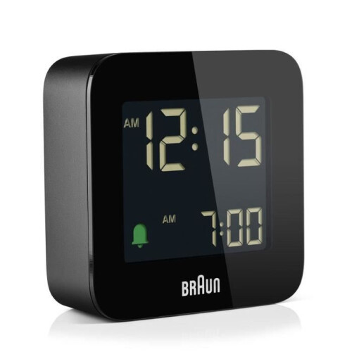 Braun Funkwecker - BRAUN - BC08 - Schwarz - LCD - Schlummerfunktion - Hintergrundbeleuchtung 2