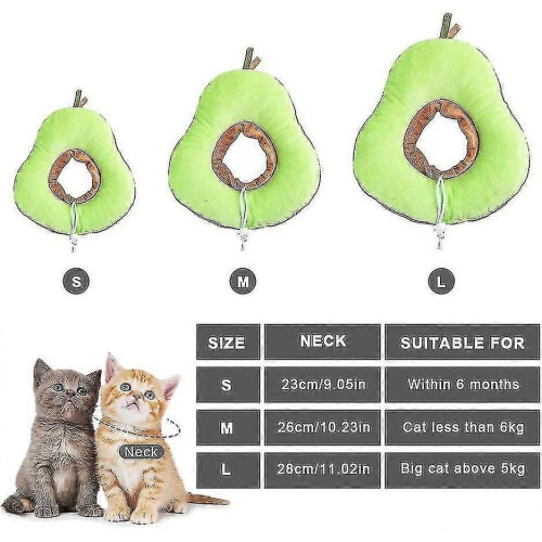 Elizabethan Collar, Cat Recovery Collar Protective Collar Adjustable Soft Edge Breathable Designed P 1