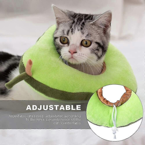 Elizabethan Collar, Cat Recovery Collar Protective Collar Adjustable Soft Edge Breathable Designed P 2