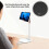 Monitorstandaard voor tablets en legeringen-Wit 6,5 tot 9,5 cm 7