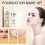 Concealer color changing liquid foundation, moisturizing, light, waterproof, sweat proof, and makeup free 5