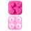 Easyly Release Tulips Shape Ice Cubes Tray Silicones for-Pink 7