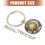 Star Sun Keychain Time Gemstones Effect Ideal For Bag Backpack 3