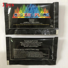 (15g)Fiamma Magic Fire Color Polvere per Spettacolo Fuoco e Spiaggia Falò Divertente Sicuro per Bambini e Adulti