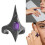 Ideal Gift Choice For Punk Style Ring Featuring-black purple. 6