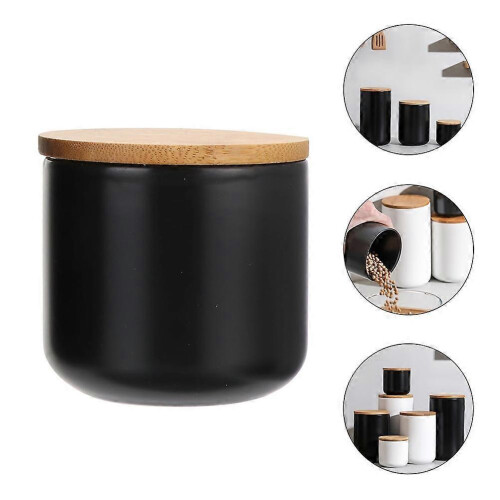 Airtight Ceramic Storage Jar for Tea, Coffee, and Kitchen - Sealed Container for Freshness and Organization 2