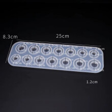 Handmade 14Hole Rings Mold Collection DIY Making Ring Jewelry Silicone Mold Crystal Epoxy Mould Epoxy Resin for Jewelry Making