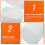 Menstrual Cups Storage Box for Sanitation with 4Pcs White Holder 4