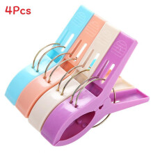 (Color B)Large Bright Colour Plastic Beach Towel Pegs Clips Sunbed Various Garment Airing