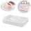 1-Layer Plastic Deviled Egg Carrier Tray with Lid, Fridge Stackable & Portable, Clear Storage Platter for Party, Picnic, Travel 2