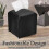 Tissue Box Cover Holder Square Pu Leather Facial Tissue Box -camel 5