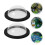 Black Floating Fish Dome Set with Clear Viewing Design for Pond Use Durable and Waterproof Made 5