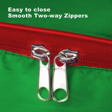 2-Pack Holiday Storage Bag 30-Inch, Green Zippered Organizer for Wreaths, Garlands, Ornaments & Christmas Lights