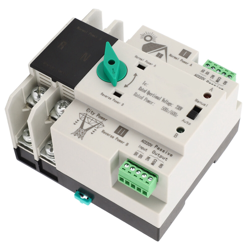 Dual Power Transfer Switch 2P 100A