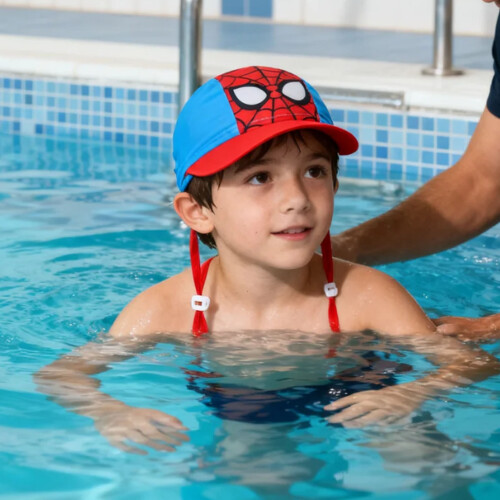 Spiderman Sun Hat with Neck Cover 2