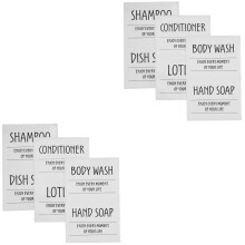 2Feuilles Étiquettes Auto-Adhésives Waterproof Pour Flacons De Bain