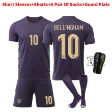 (Number 10,Adult XS)Ensemble maillot avec tissu polyester manches courtes vĂŞtements de football pour homme femme et