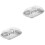 2Stk Butterhalter Silber Für Zuhause, Mit Deckel 1