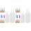 2Sets Nadelflasche Für Ton, Squeeze Flasche, Kunststoff Bunt 1