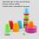 Children's Adult Competitive Cup Cup Double Three Desktop Puzzle Interactive Game 5