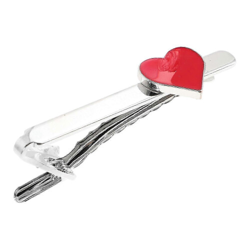 Professional Heart Tie Clips for Men, Combines Fashion And Functionality, High Quality 1