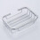 Silver Stainless Steel Soap Holder Dish Bathroom Wall Mounted Storage Rack Home 2